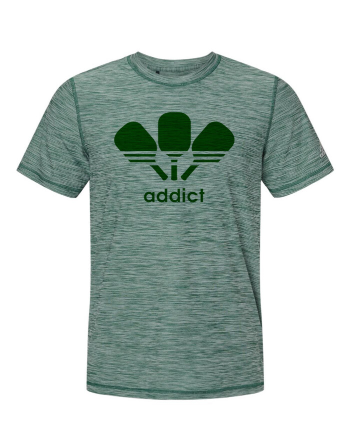 Green Men Adidas Pickleball Addict T-Shirt from Mojo Pickleball